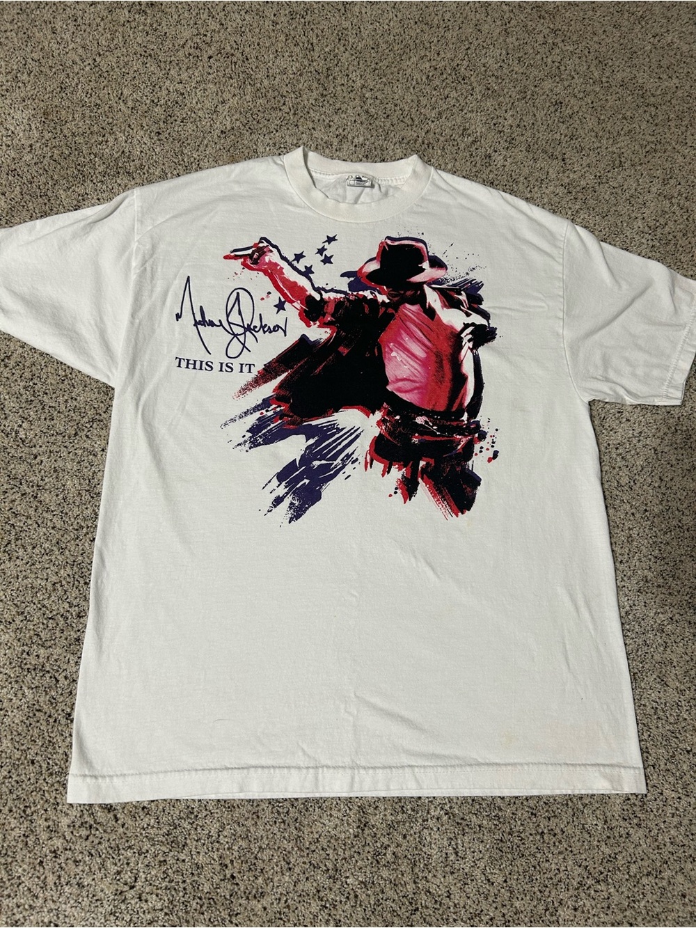 Michael Jackson This Is It Movie Promo T-shirt Size XL